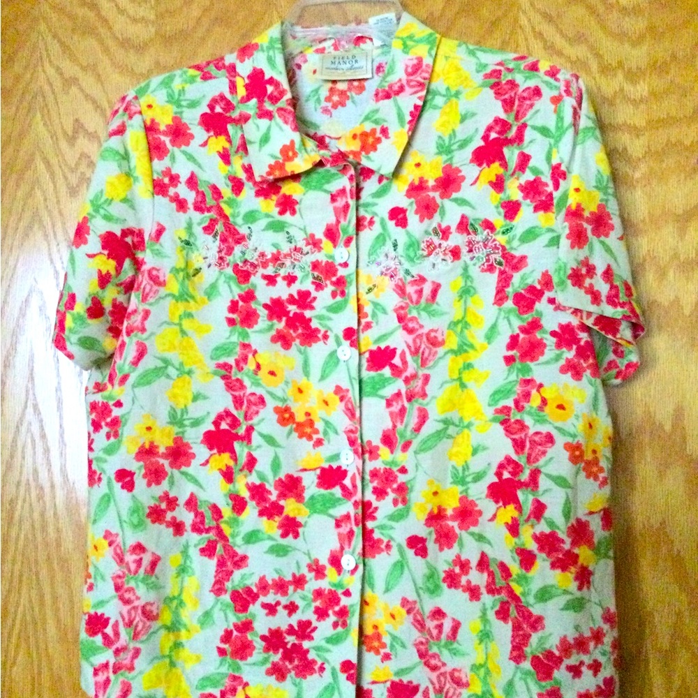 2 piece spring/summer floral outfit